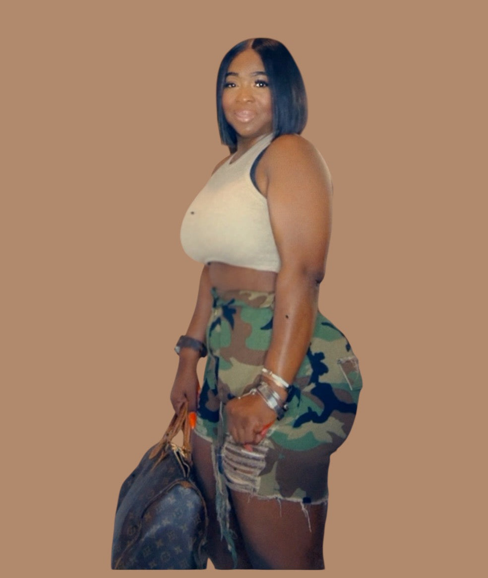 No Limit Camo Shorts