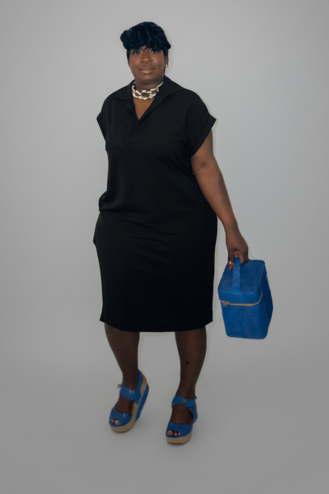 Just Chilling Dress Black (Plus)